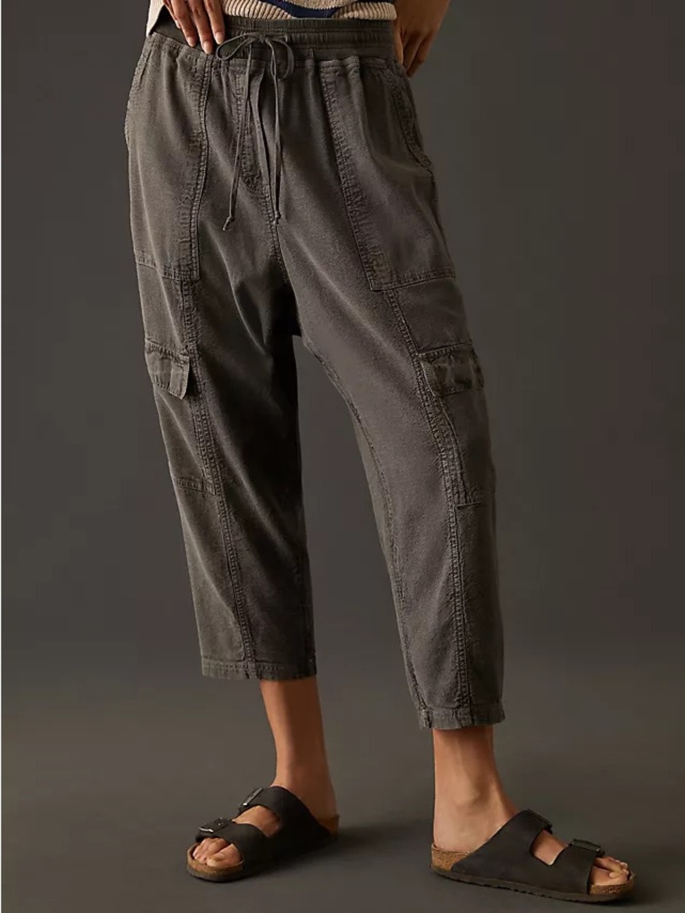 Daily Practice by Anthropologie Women's The Evergreen Pants Gray XL